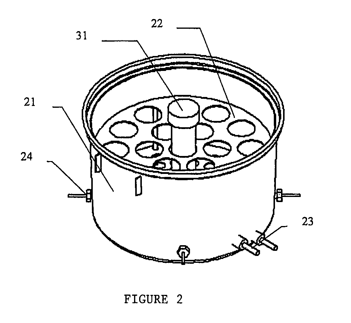 Sample preparation device for extracting drug residue