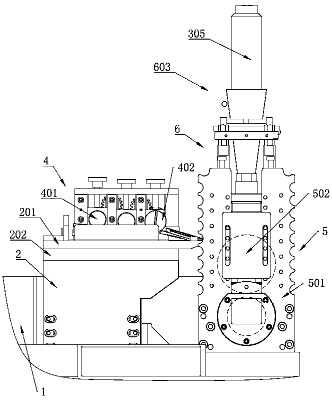 Forming device suitable for adult and child mask bodies