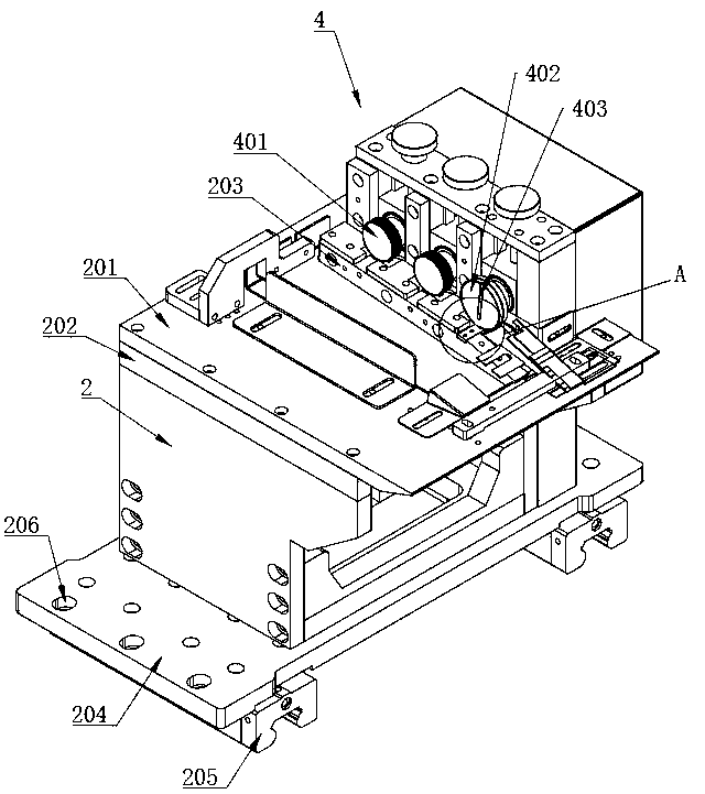 Forming device suitable for adult and child mask bodies