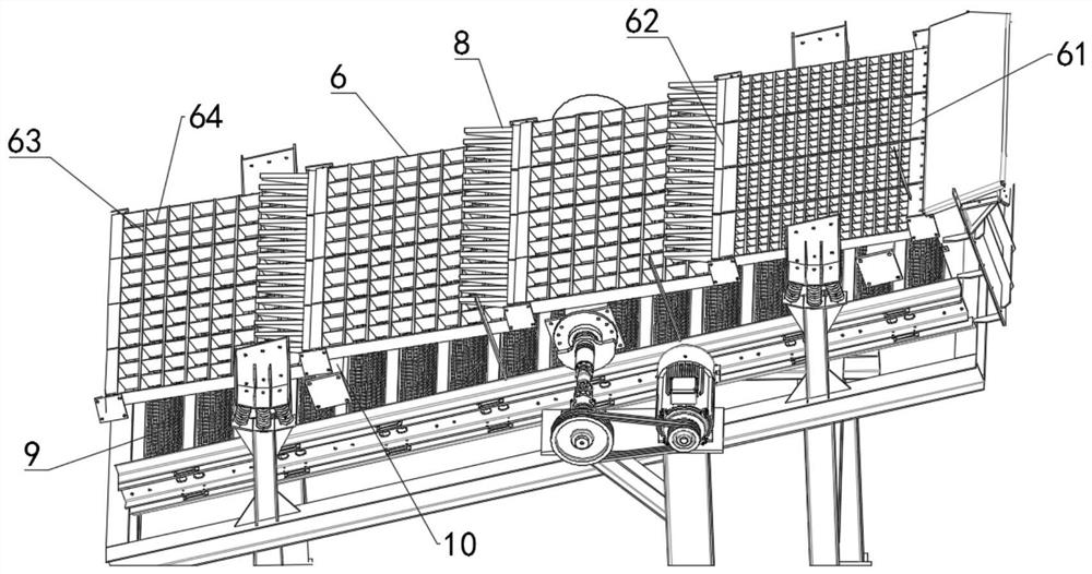 Combined type vibrating screen