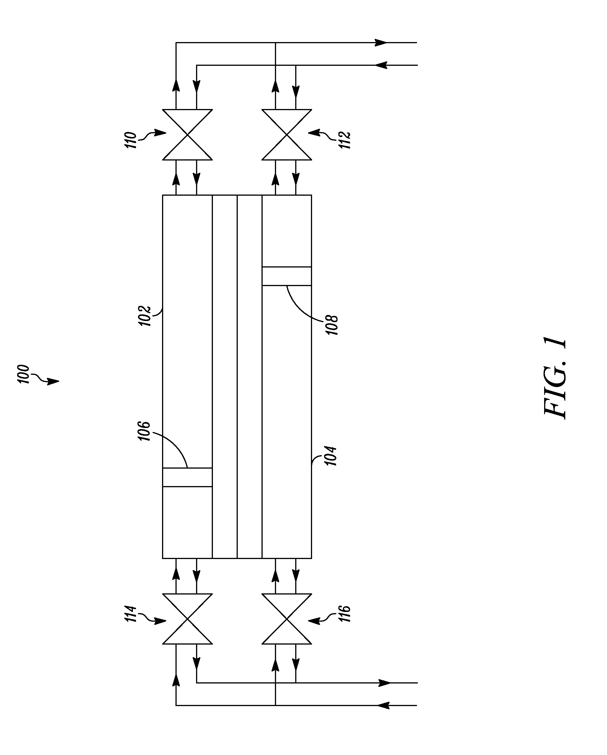 Linear hollow spool valve