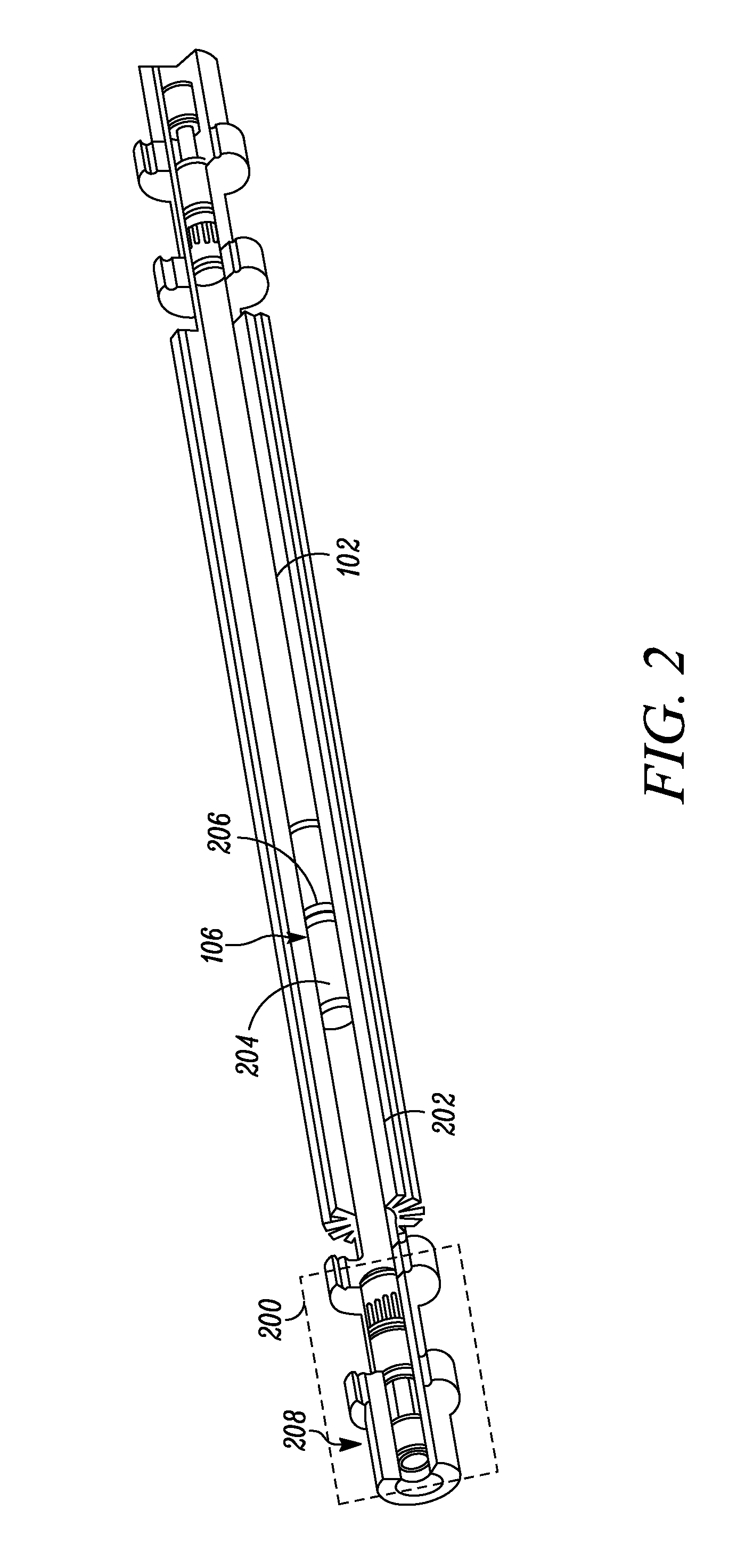 Linear hollow spool valve