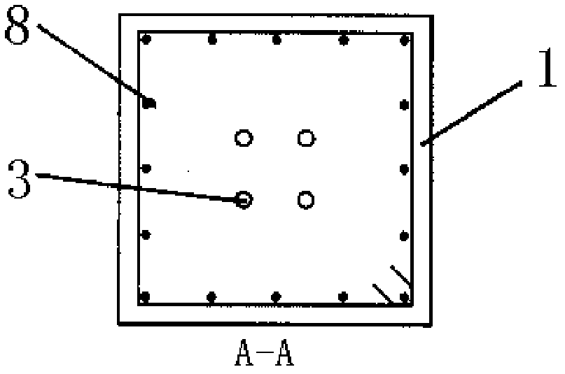 External energy-consumption self-resetting bridge pier stud structure system and realization method thereof