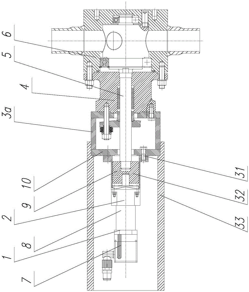 A steering gear applied to high temperature gas-cooled reactor