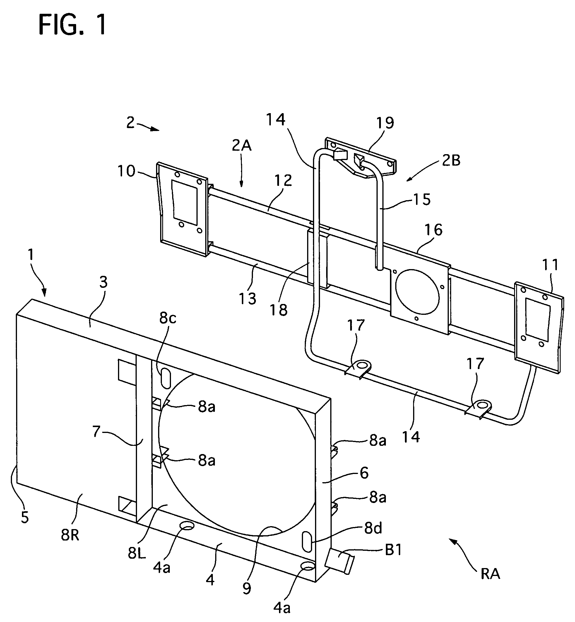 Radiator core support