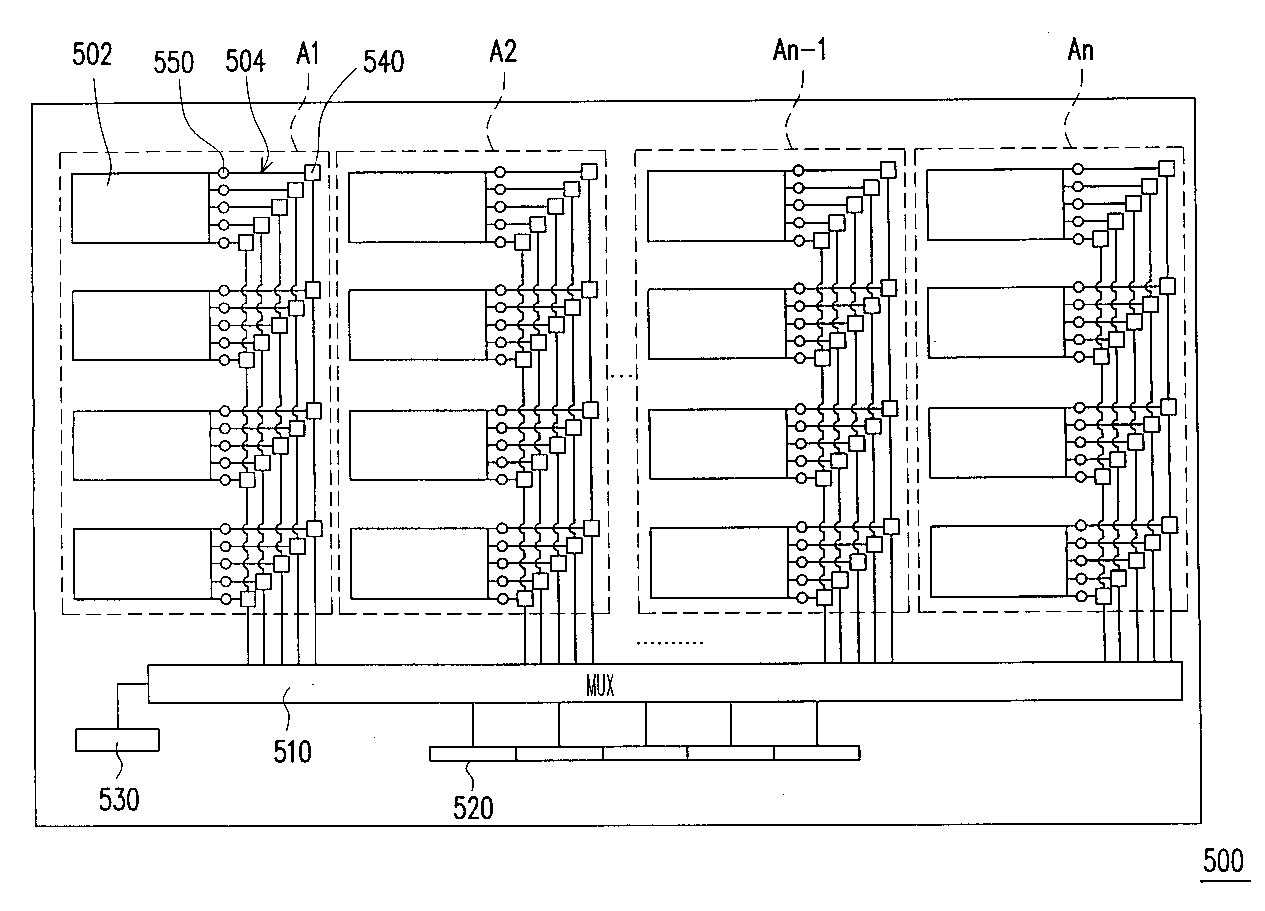 Inspecting circuit layout for LCD panel and fabricating method for LCD panel