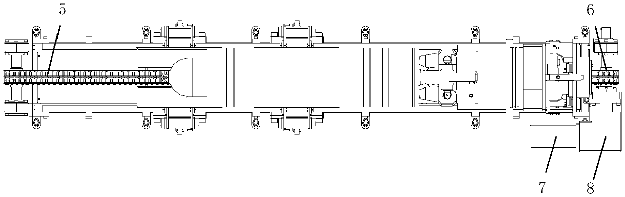 Automatic loading method for parachute gas gun test missiles