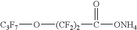 Aqueous polymerization of fluorinated monomer using polymerization agent comprising fluoropolyether acid or salt and short chain fluorosurfactant