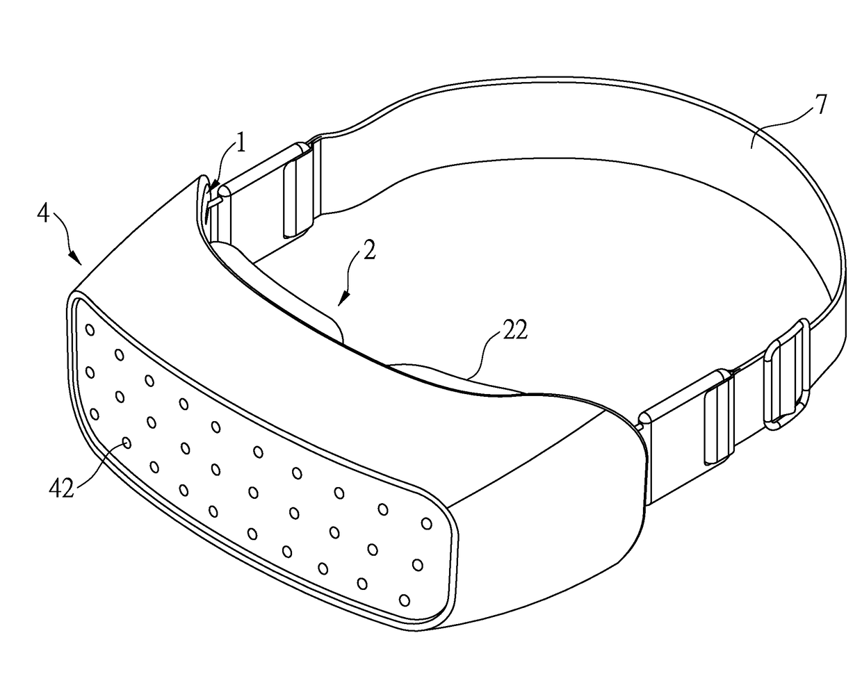 Eye massaging device