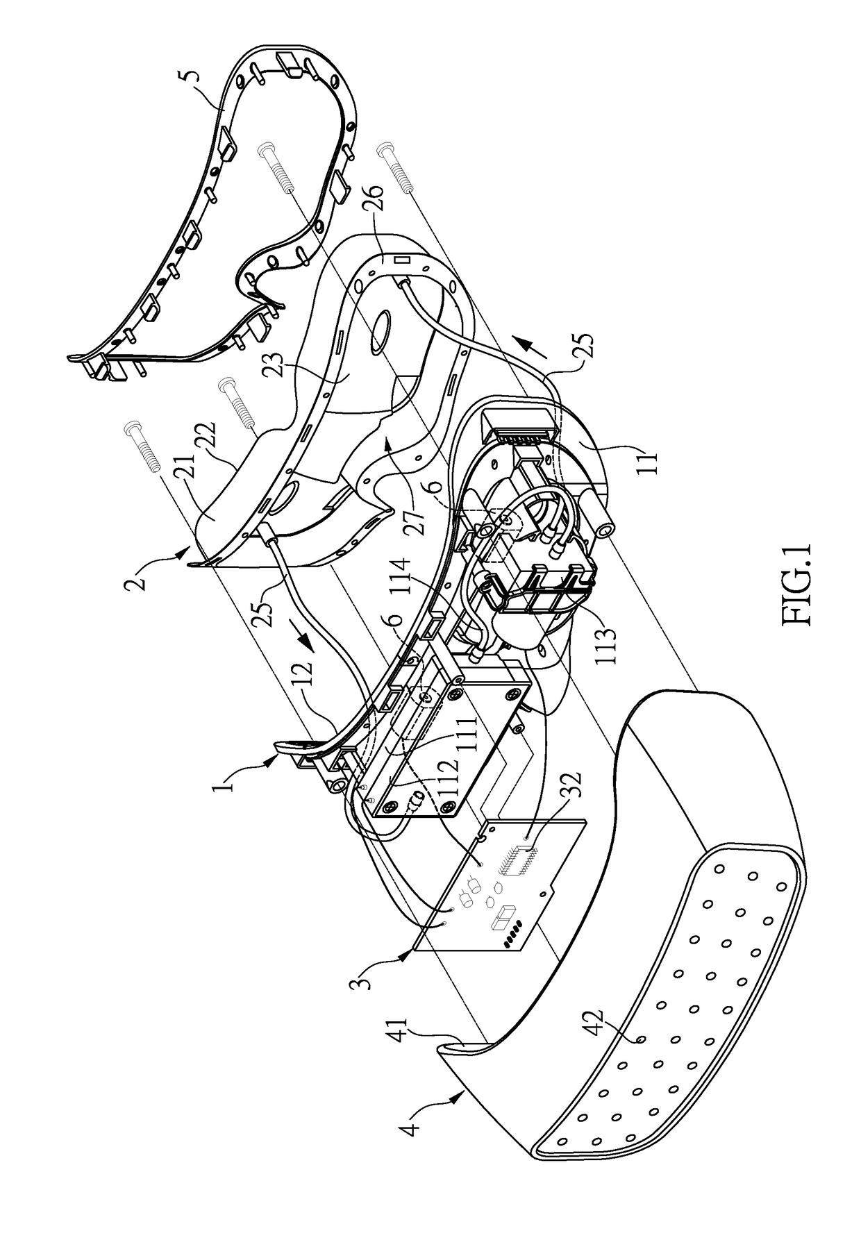 Eye massaging device