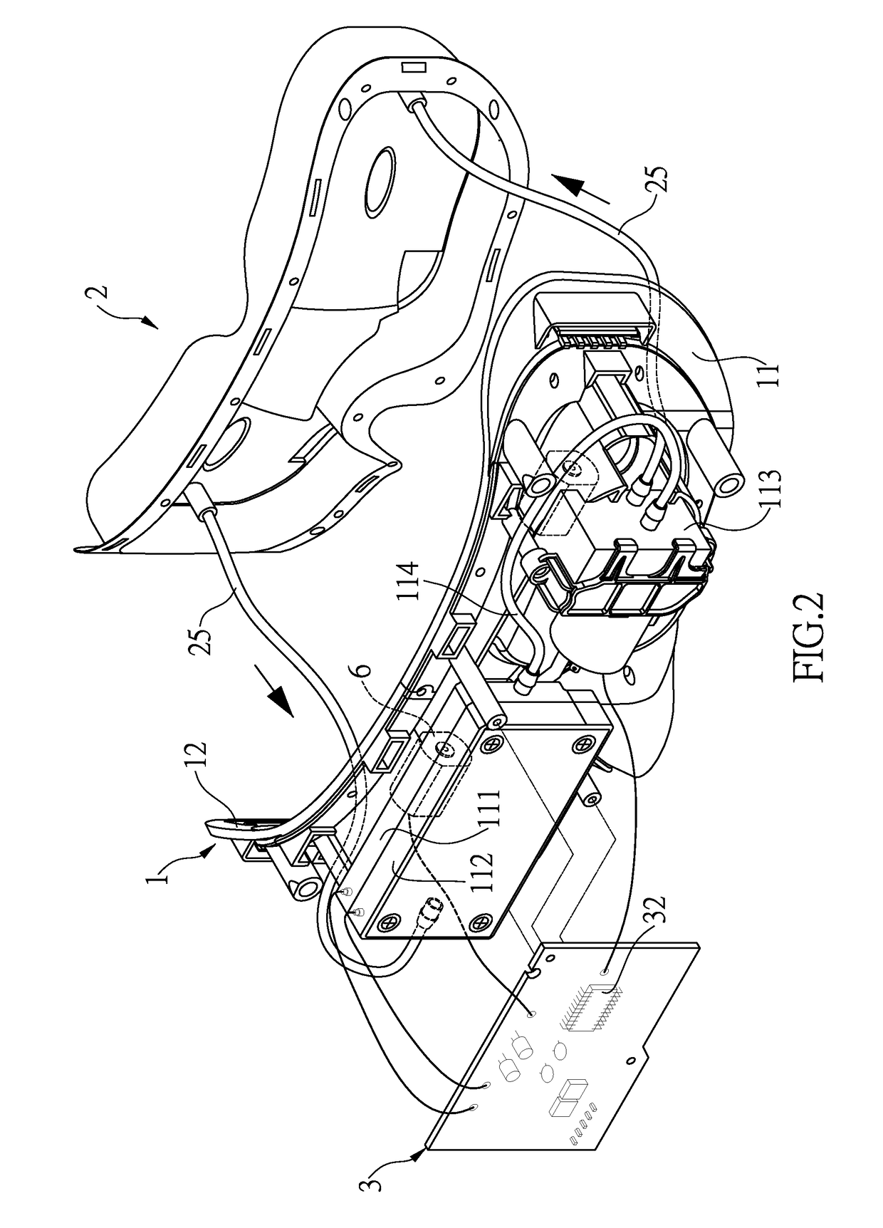 Eye massaging device