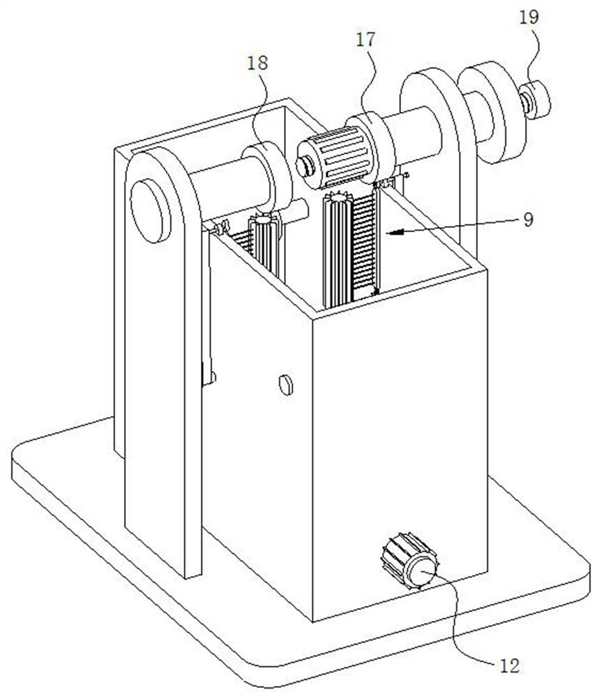 PU barbell disc inner-layer plate cleaning treatment device