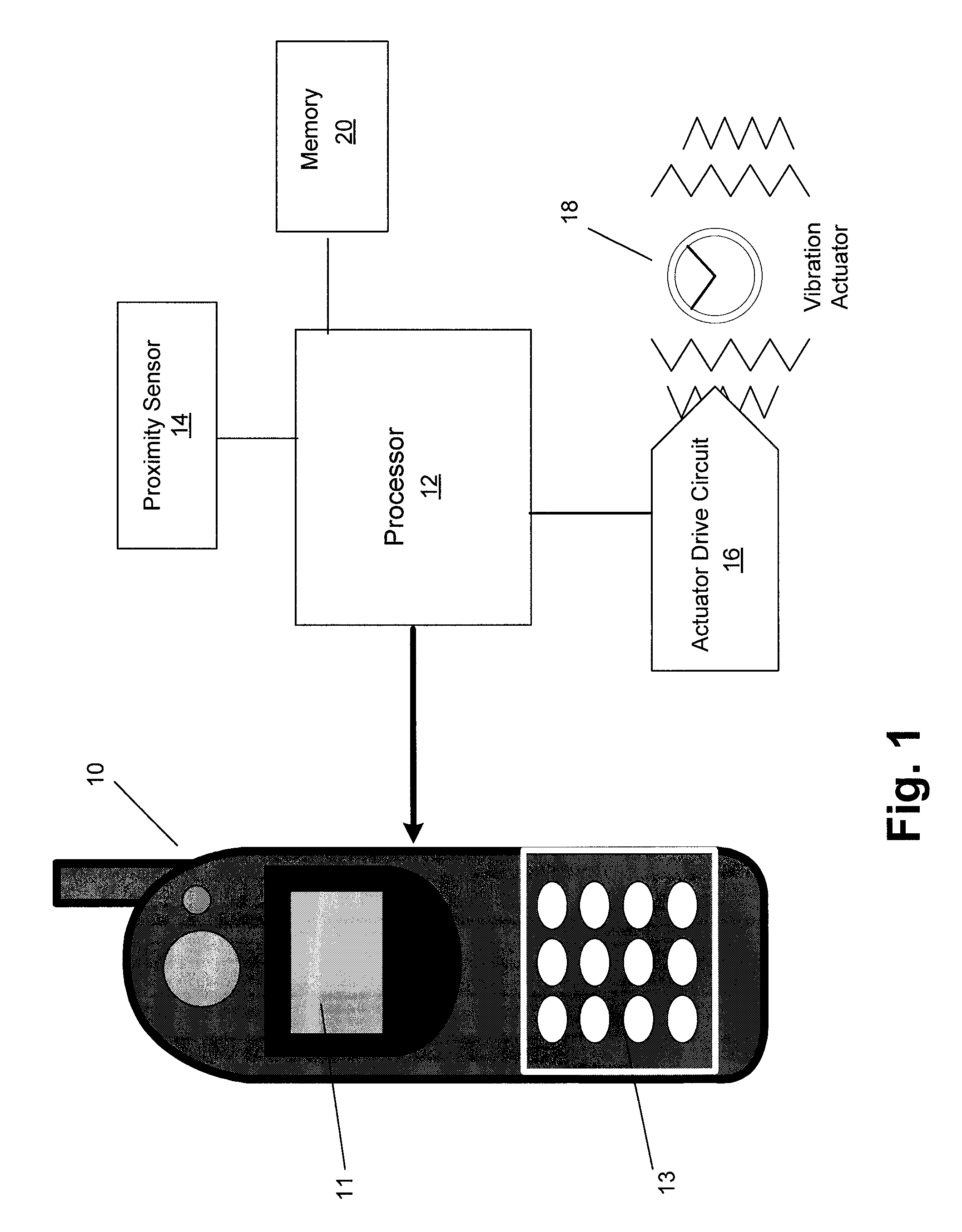 Haptic effects with proximity sensing