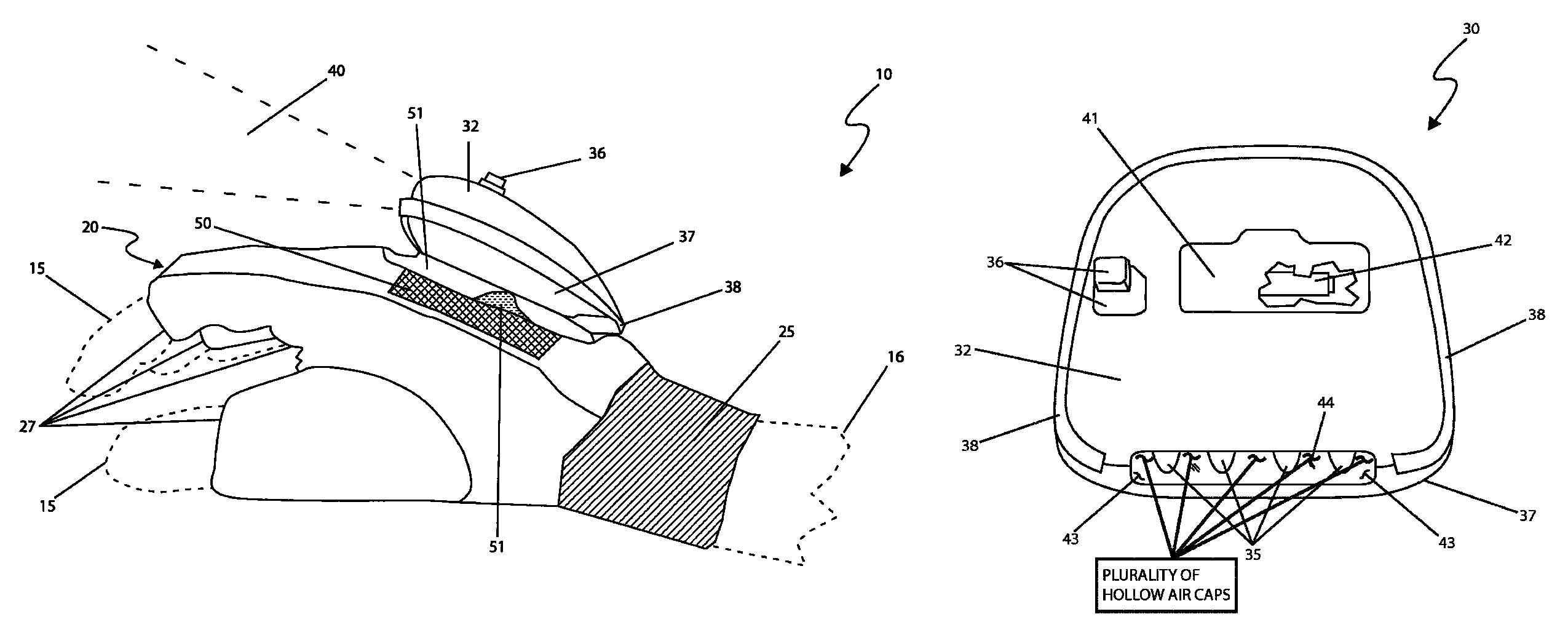 Gloves with attached illumination means