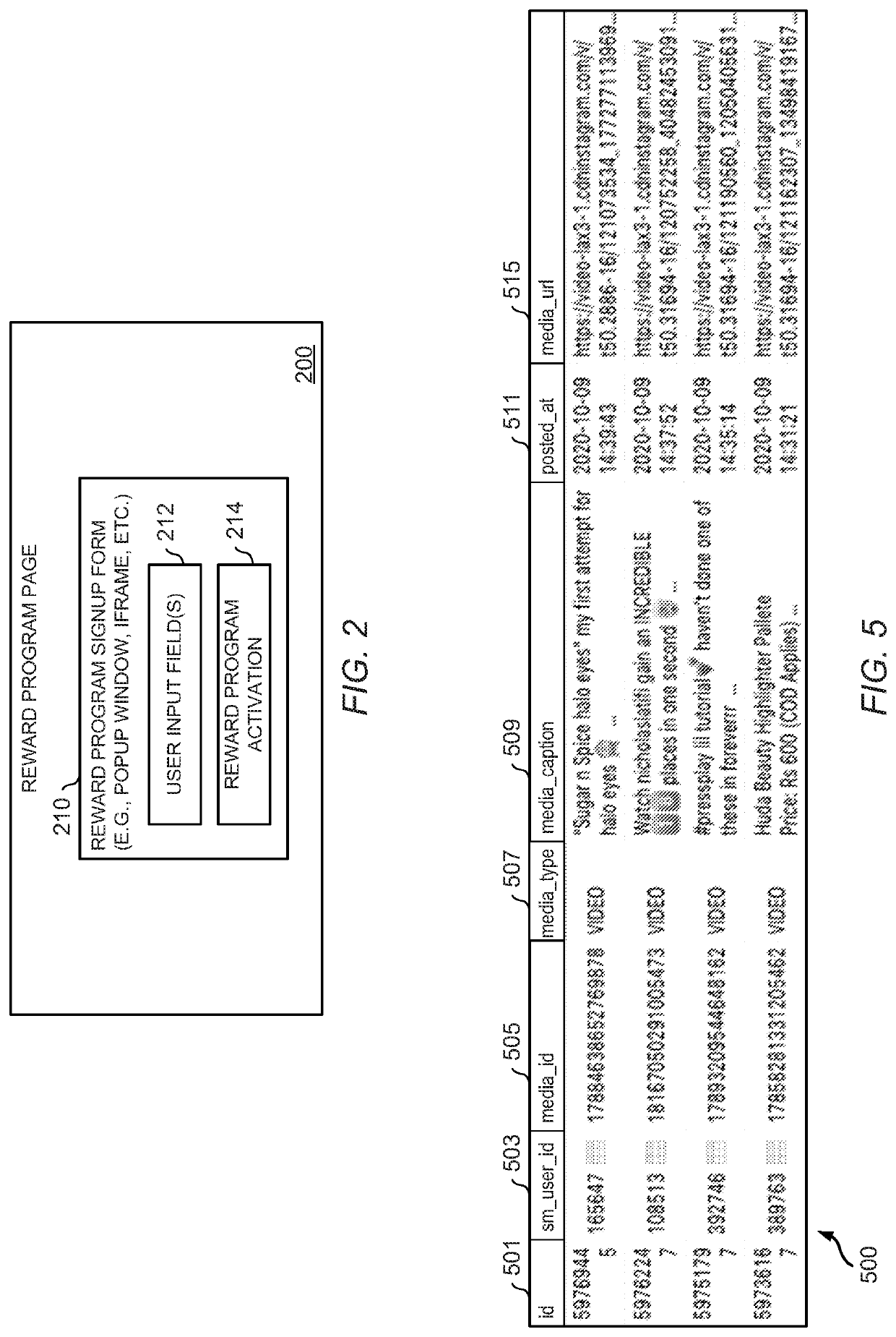 Systems and methods of tracking entity program participant activity on social media through entity account on social media