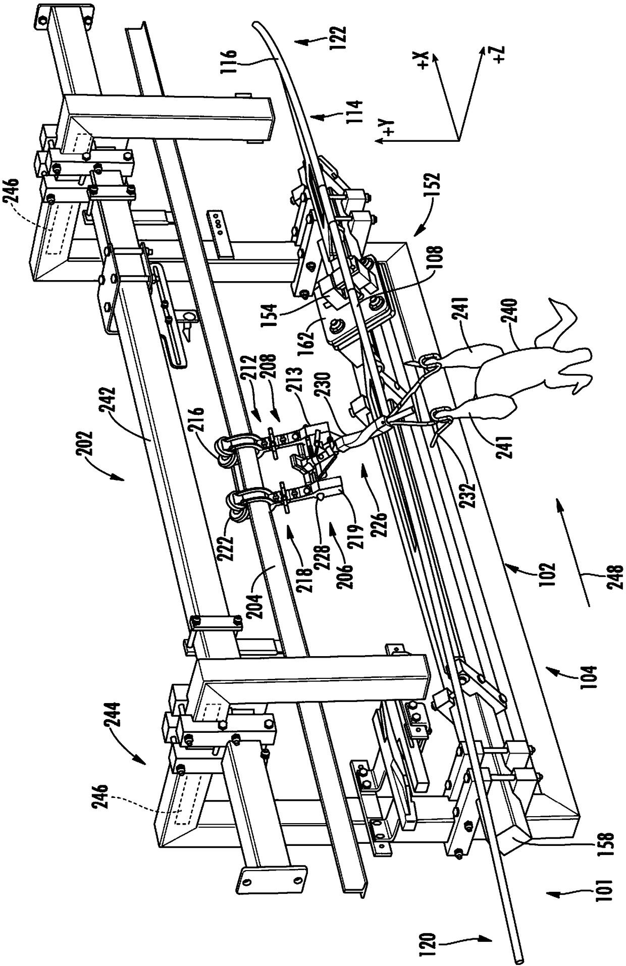 Offset weighing apparatus