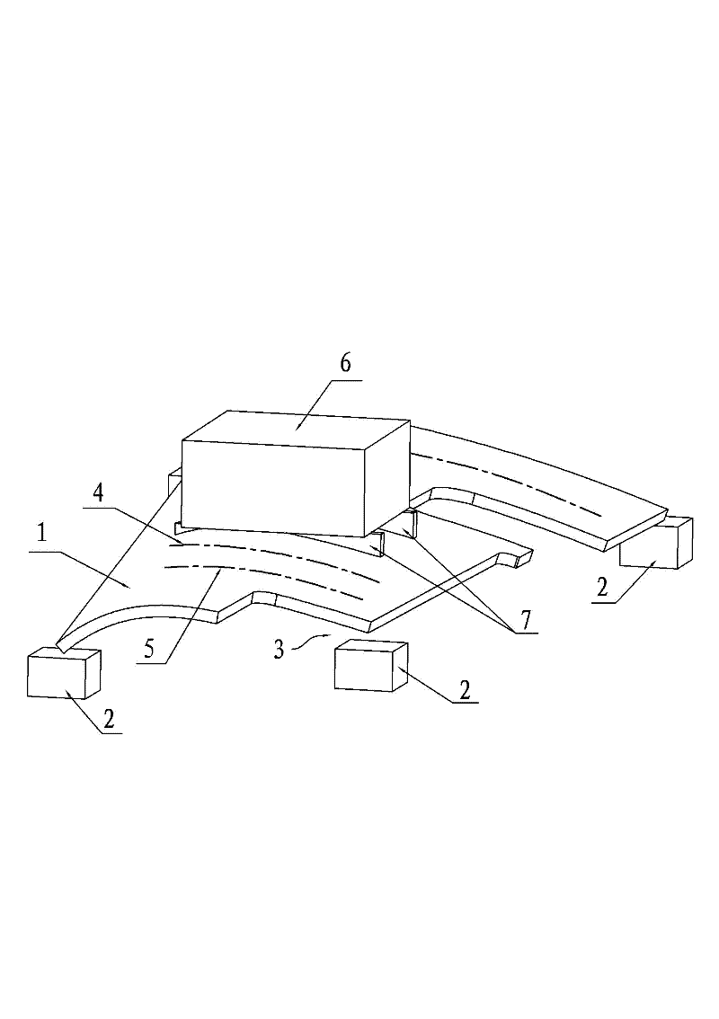 Flame correcting method for rudder horn shell plate