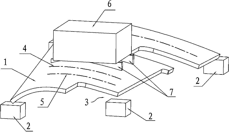 Flame correcting method for rudder horn shell plate