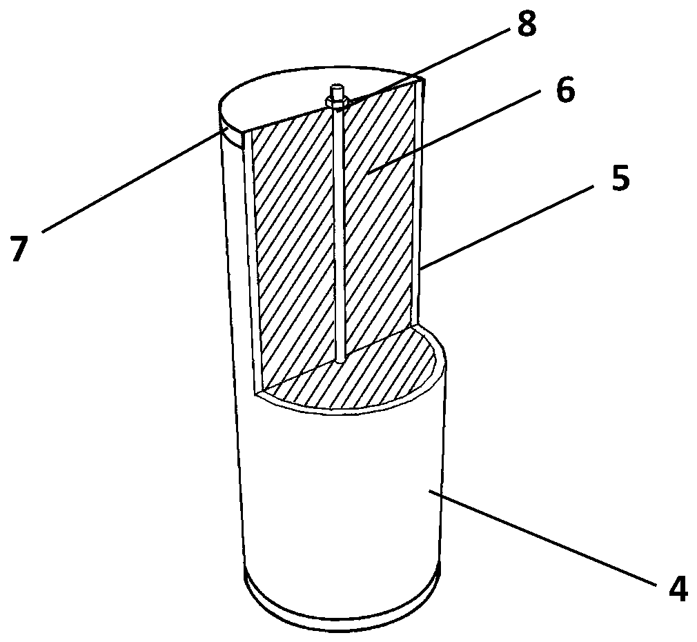 Fabrication method of sandwich thermal insulation inline composite wall with lead pipe-coarse sand energy-dissipating and shock-absorbing key