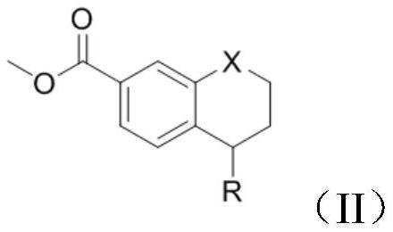 Preparation method of tetrahydronaphthalene benzamide key intermediate