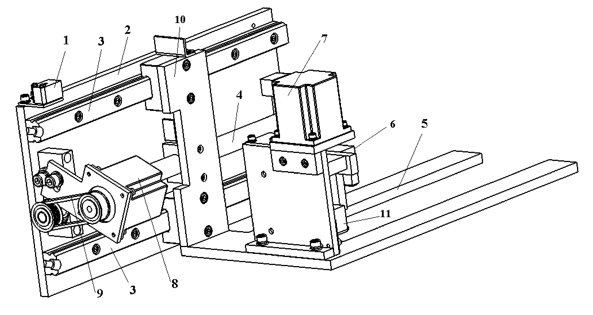 Drawer taking manipulator