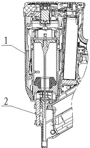 Gas nailing tool