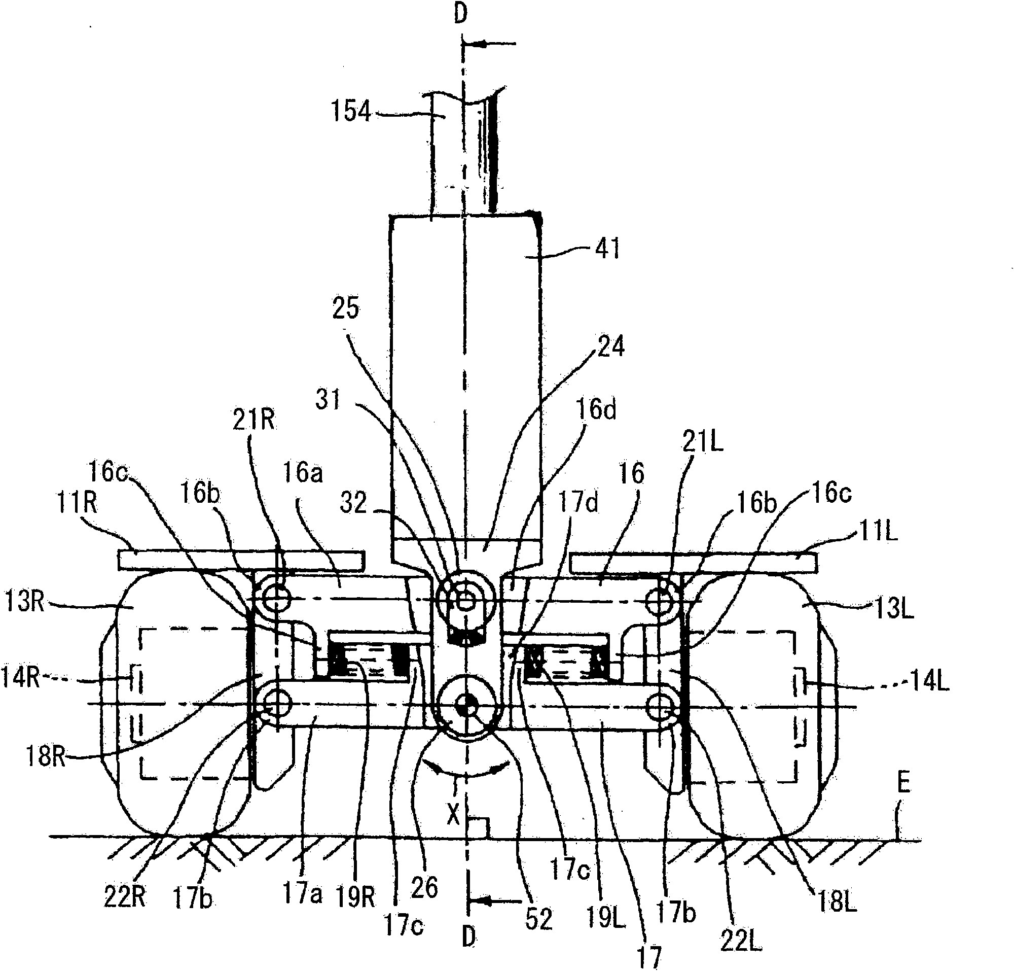 Coaxial two-wheeled vehicle