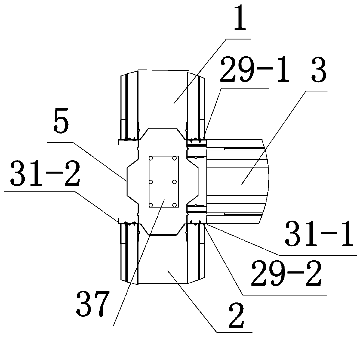 Joint connection method between floor slab and wall of multi-storey light steel structure building