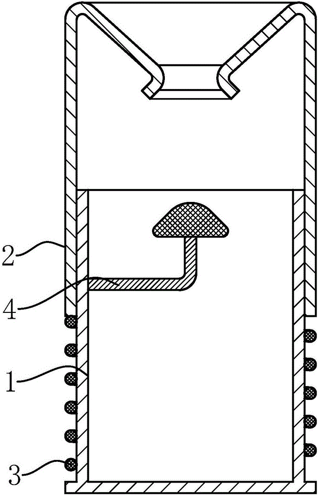 Vomit receiving device for nursing