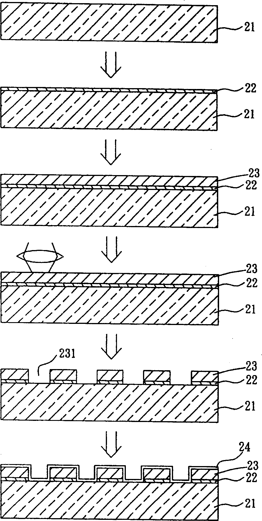 Disc original edition making method