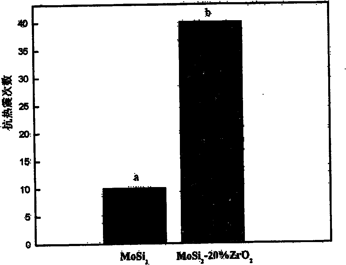 Molybdenum disilicide composite coating and preparation method thereof