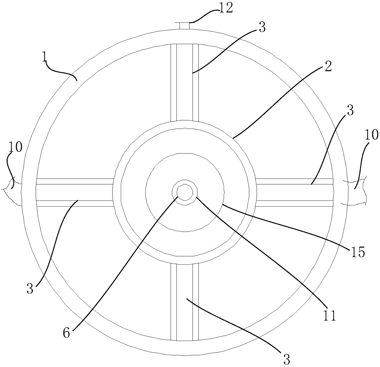 Novel high-temperature-resistant fire-fighting smoke-discharge fan