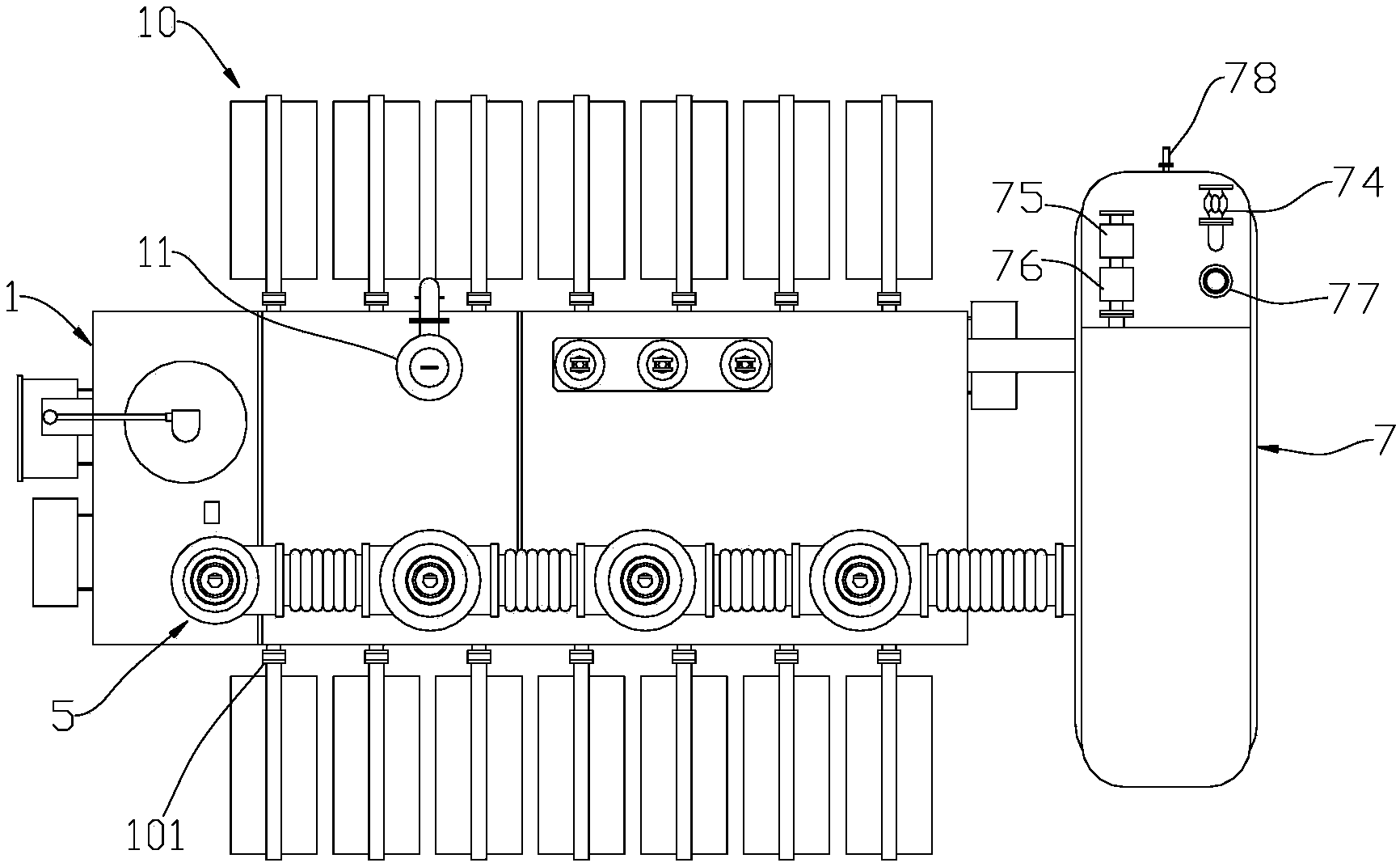 Evaporative cooling power transformer