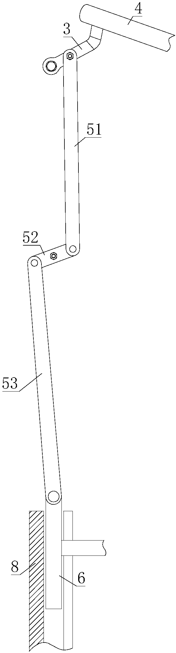 Gate machine capable of effectively blocking tailers and provided with reversible front gate