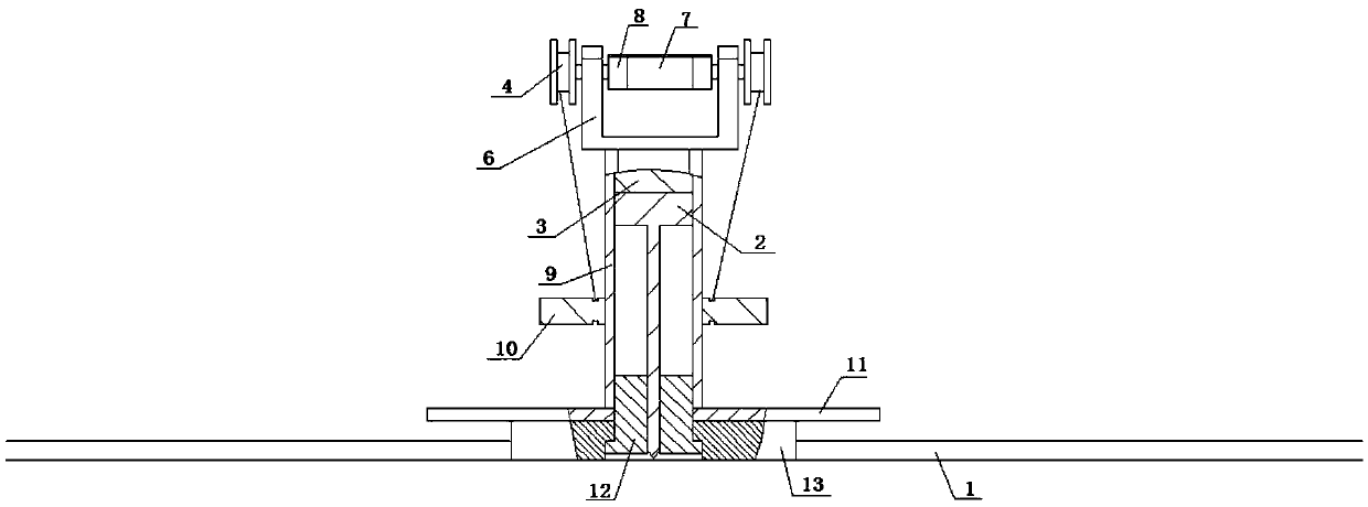 Aided drawing device for disabled people