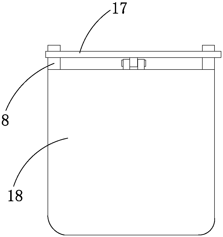 Waste connecting transporting platform