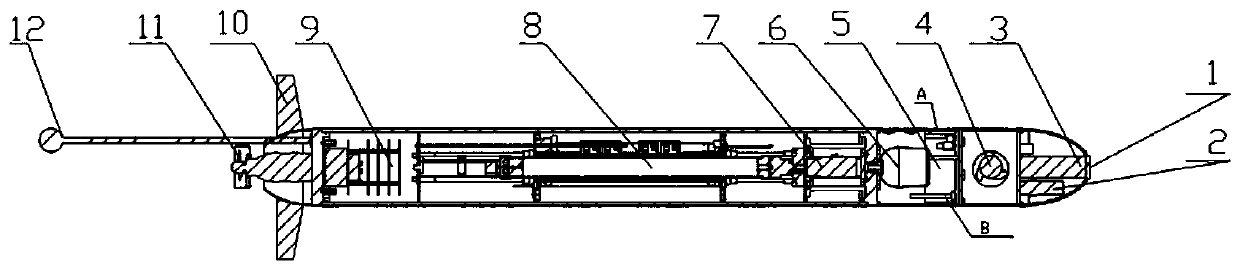 Connection system applied to hybrid vertical profiler