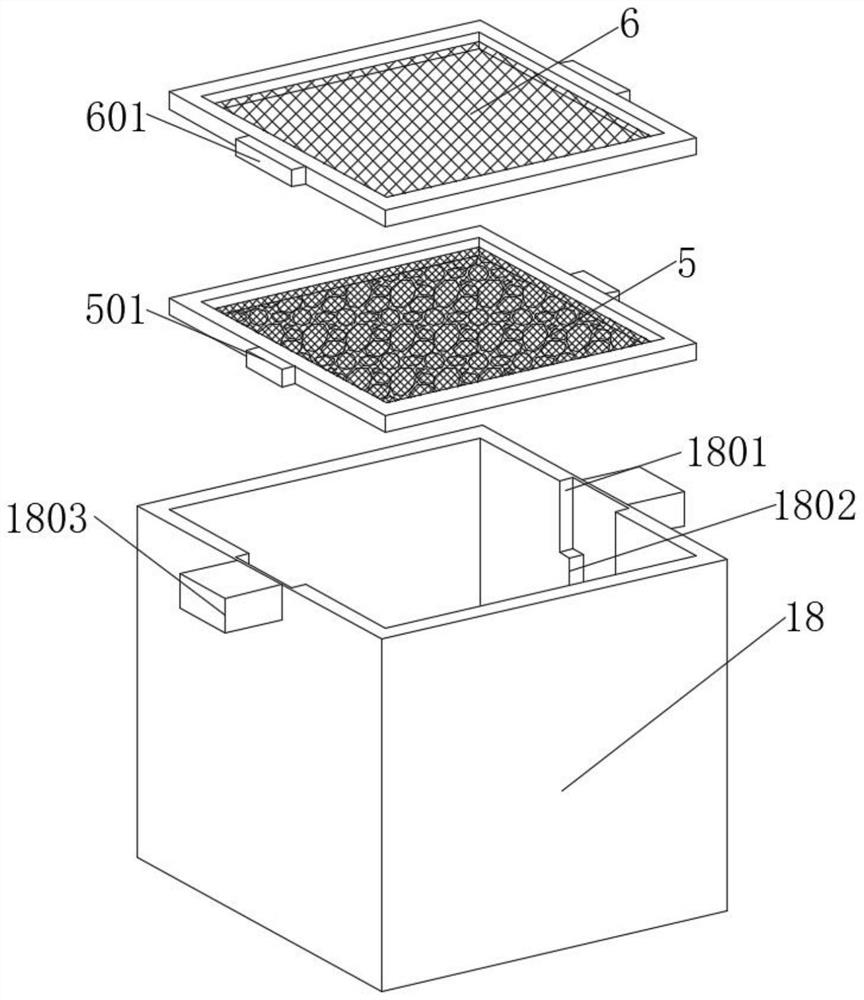 Dedusting device for environment-friendly machinery