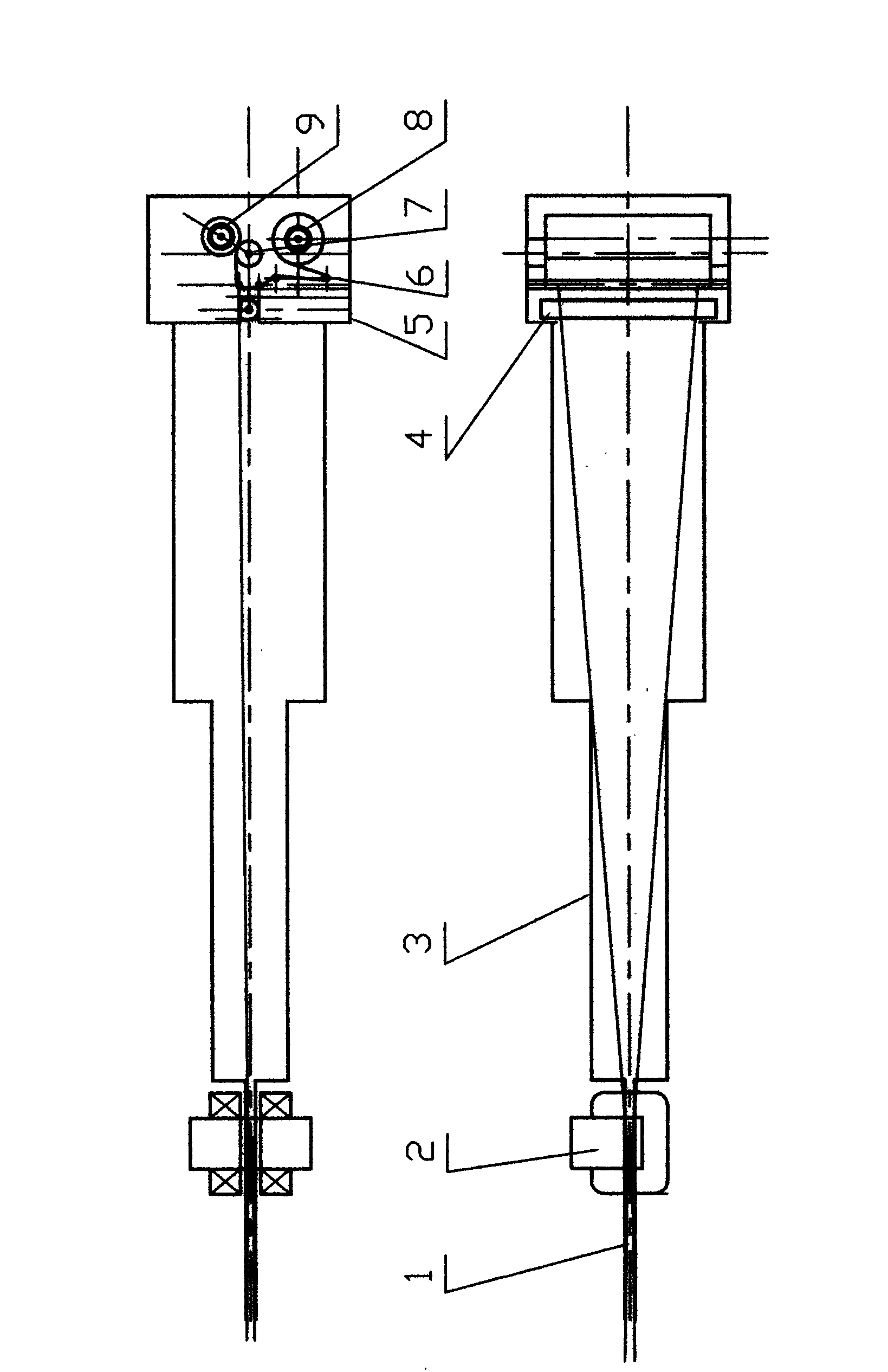 Technique for producing nucleopore membranes by miniature particle accelerator