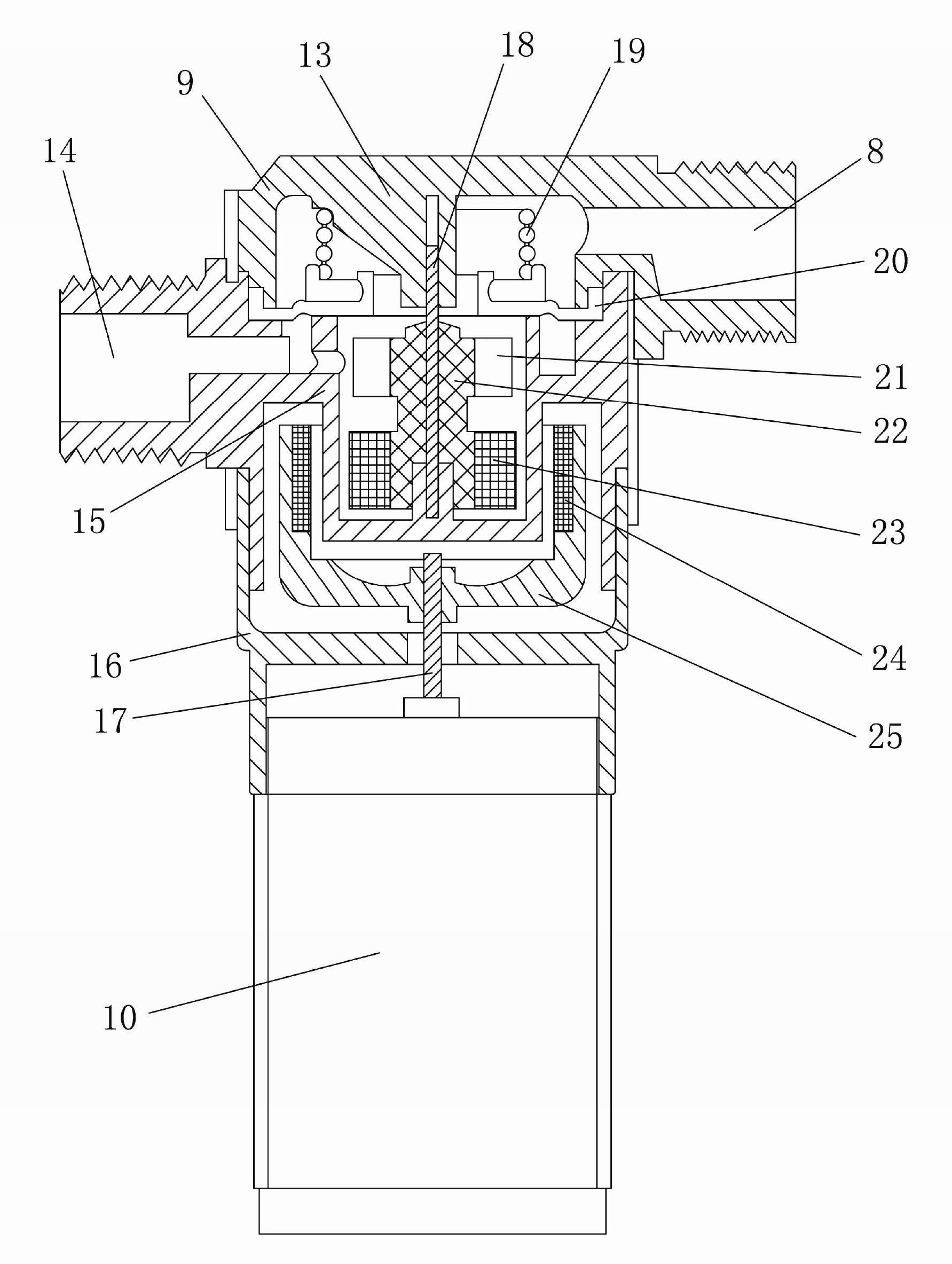 Self-charging sensor faucet device