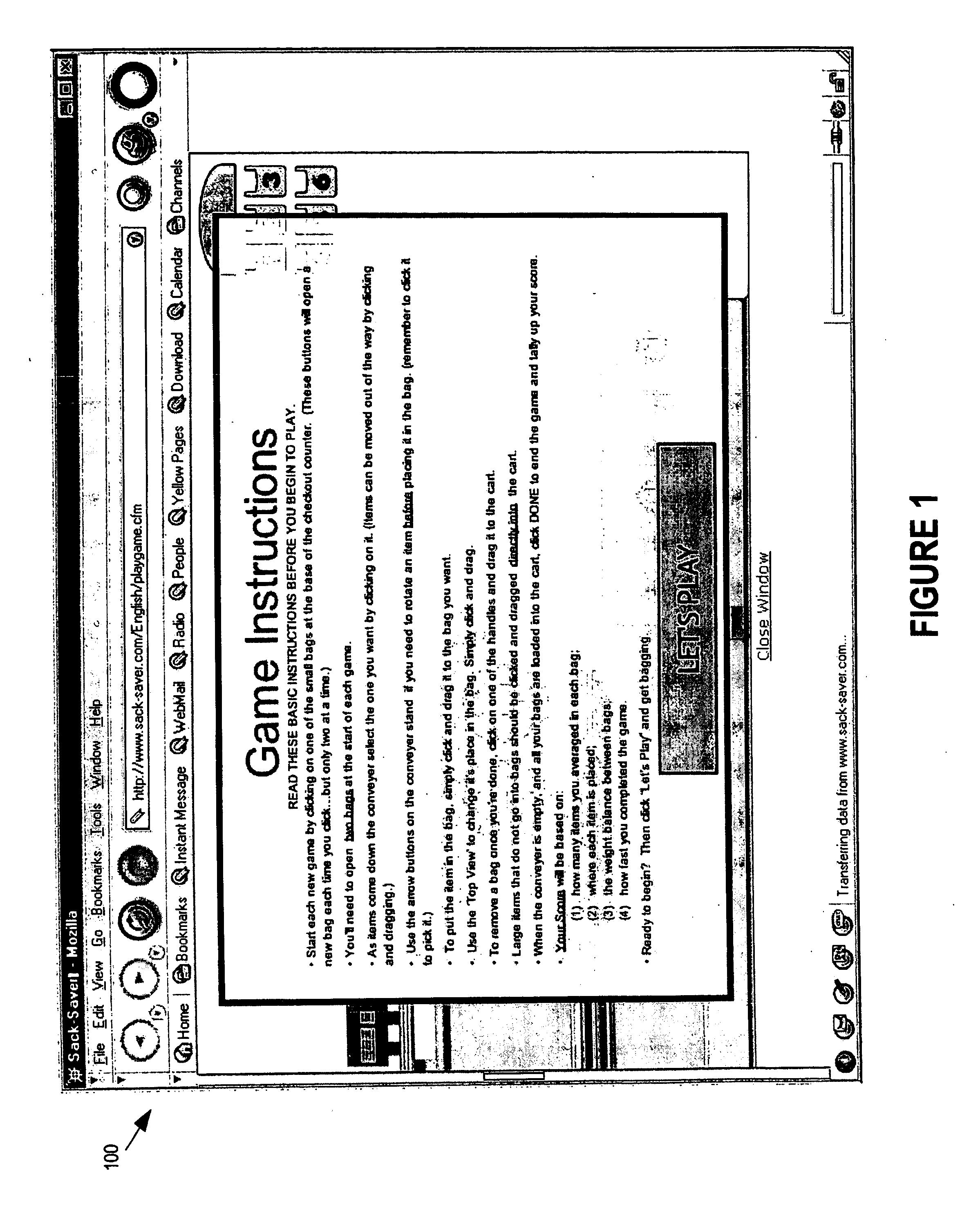 Interactive training system for merchandise bag packing and apparatus for same