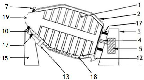 Conduction heating type cylinder dryer