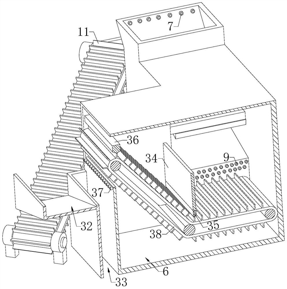 Coal gangue material sorting device based on terahertz recognition