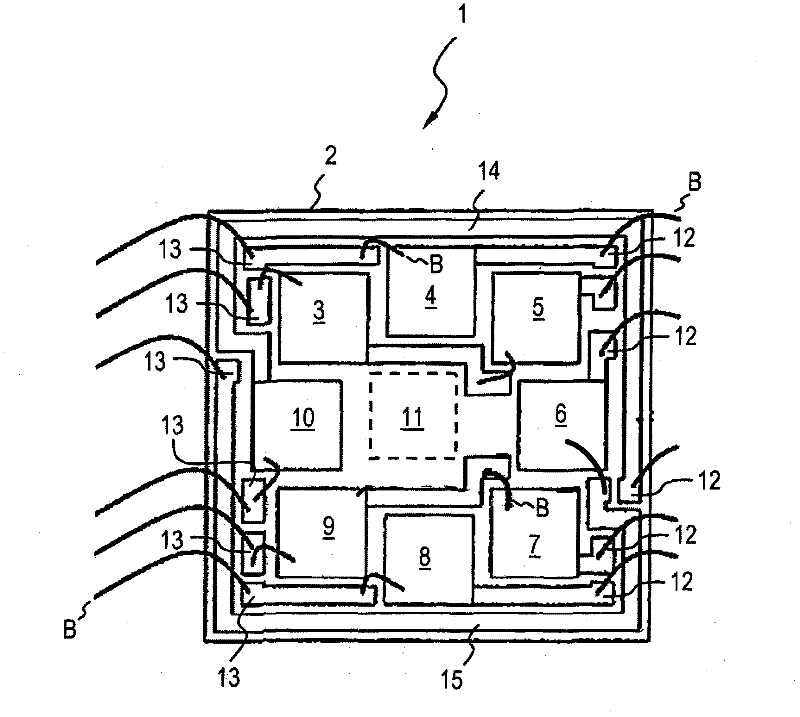 Substrate for an LED submount, and LED submount