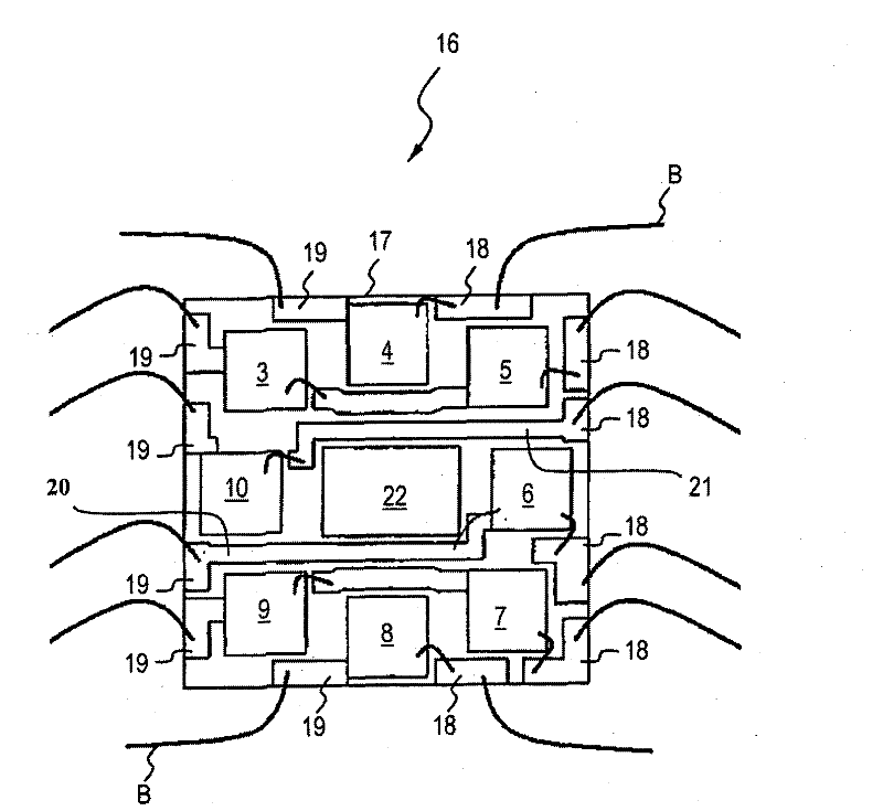 Substrate for an LED submount, and LED submount