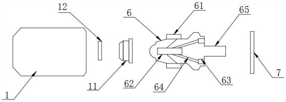 Liquid spraying head of plant protection unmanned aerial vehicle