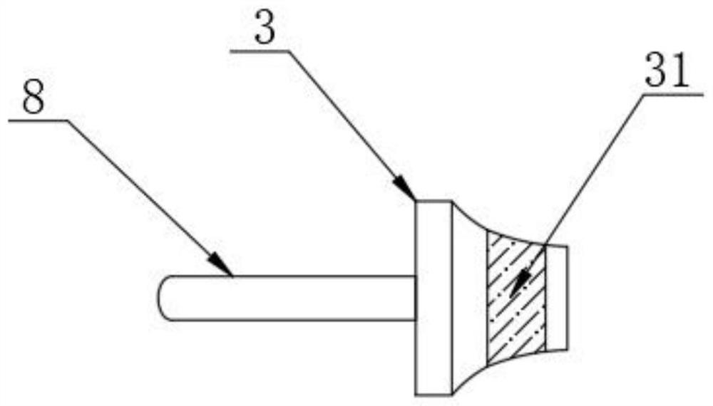 Liquid spraying head of plant protection unmanned aerial vehicle