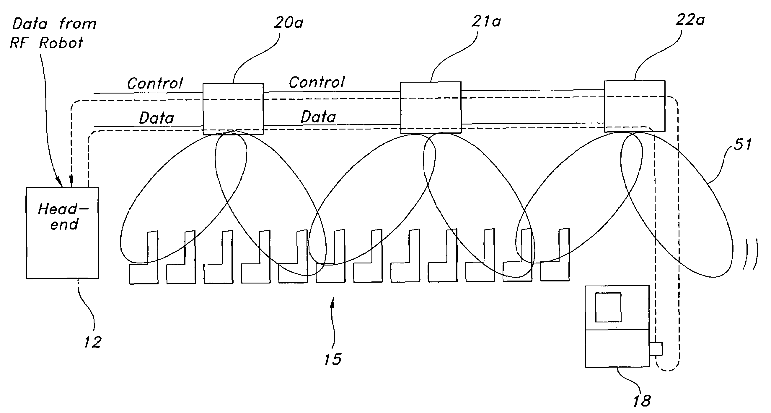 Configurable cabin antenna system and placement process