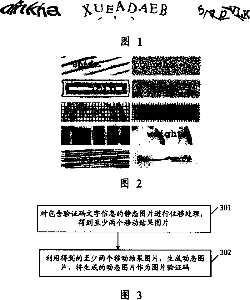 Picture validation code generating method and device