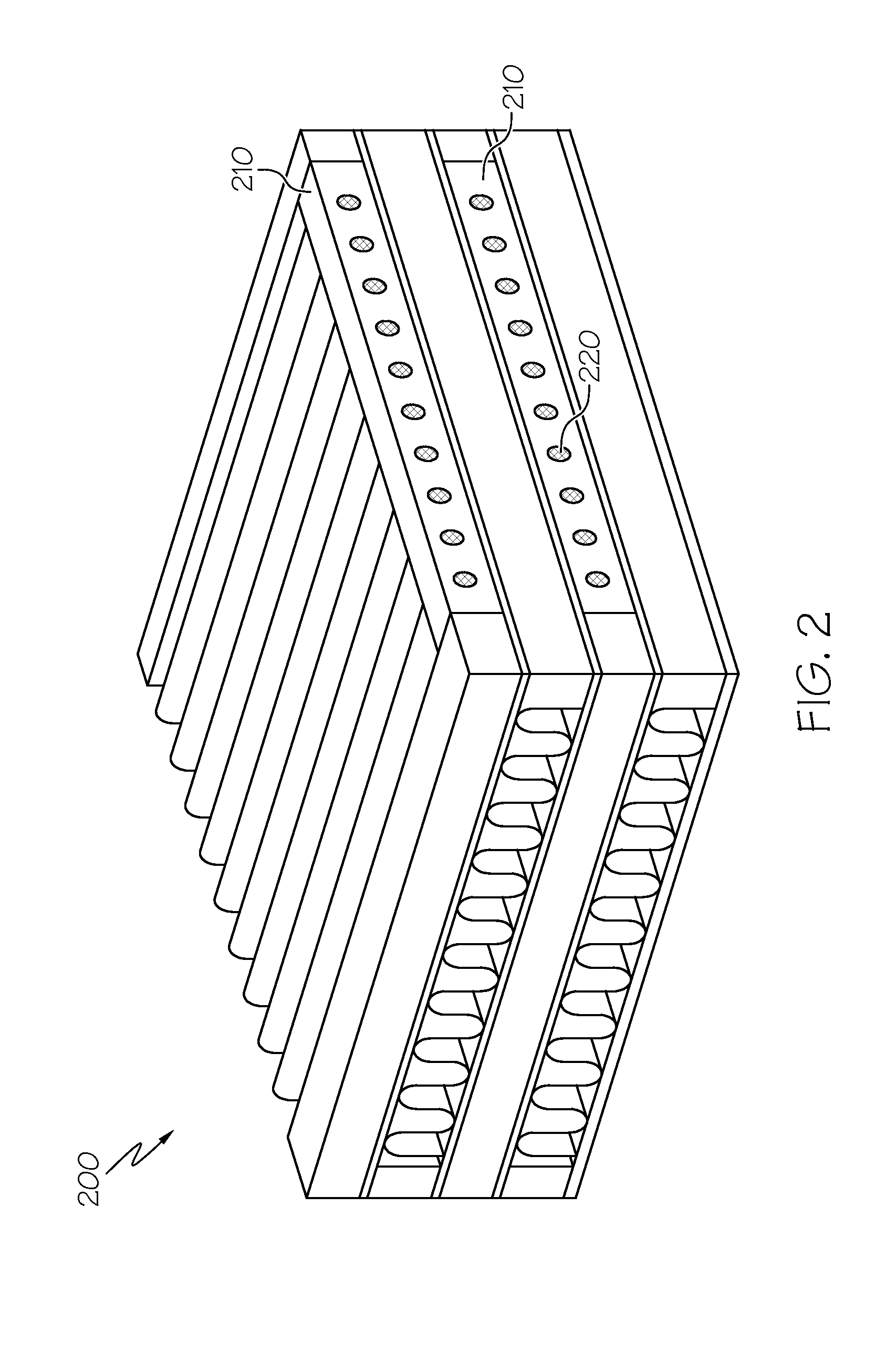 Plate-fin heat exchanger with a porous blocker bar